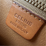 セリーヌ CELINE マカダム ショルダーバッグ ブラウン PVC/レザー レディース ショルダーバッグ
