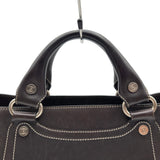 セリーヌ CELINE ブギーハンドバッグ ブラウン レザー レディース ハンドバッグ