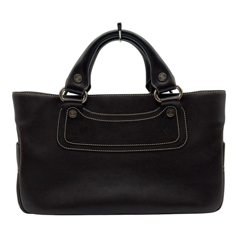 セリーヌ CELINE ブギーハンドバッグ ブラウン レザー レディース