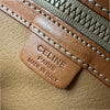 セリーヌ CELINE マカダム ハンドバッグ ブラウン PVC/レザー レディース ハンドバッグ