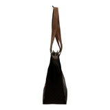 セリーヌ CELINE マカダム トートバッグ ブラウン PVC/レザー レディース トートバッグ
