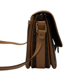 セリーヌ CELINE マカダム ショルダーバッグ ブラウン PVC/レザー レディース ショルダーバッグ