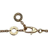 ブルガリ BVLGARI セルペンティヴァイパーネックレス ピンクゴールド Au750 ガーネット ダイヤモンド ジュエリー