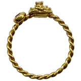 ピアジェ PIAGET ローズツイストリング ピンクゴールド Au750 ピンクサファイア ダイヤモンド ジュエリー