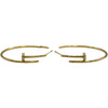 カルティエ Cartier ジュストアンクルダイヤピアス ラージ ゴールド Au750 ダイヤモンド ジュエリー