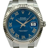 ロレックス ROLEX デイトジャスト41 126334 アズーロブルー ホワイトゴールド/ステンレススチール 自動巻き メンズ 腕時計