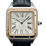 カルティエ Cartier サントス デュモン W2SA0017 シルバー ピンクゴールド/ステンレススチール 手巻き メンズ 腕時計