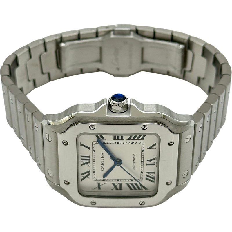 カルティエ Cartier サントス ドゥカルティエ MM WSSA0029 シルバー