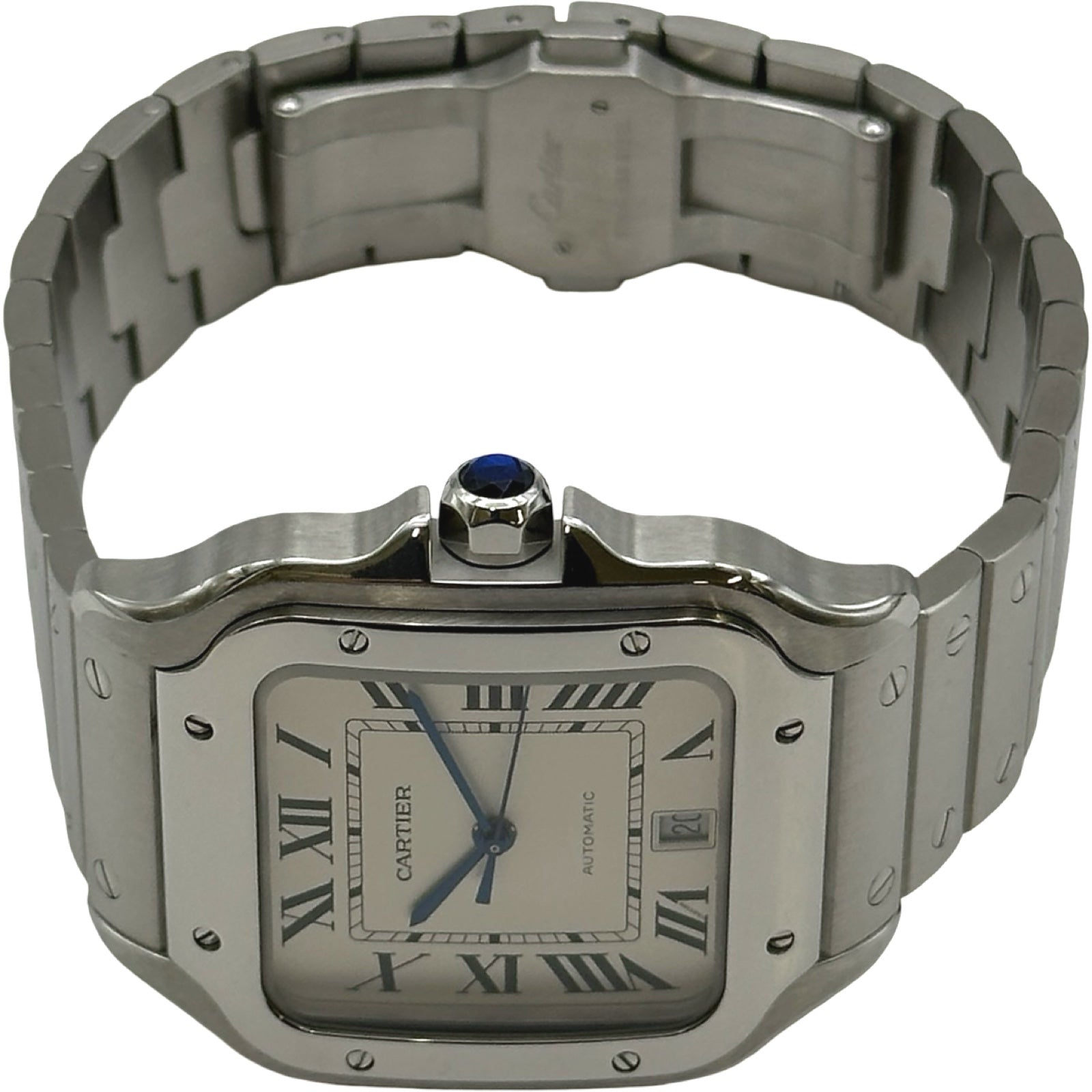 カルティエ Cartier サントス ドゥ カルティエ LM WSSA0009 シルバー