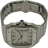 カルティエ Cartier サントス ドゥ カルティエ LM WSSA0009 シルバー ステンレススチール 自動巻き メンズ 腕時計