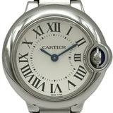 カルティエ Cartier バロンブルー ドゥ カルティエ 28mm W69010Z4 シルバー ステンレススチール クオーツ レディース 腕時計