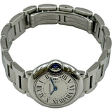 カルティエ Cartier バロンブルー ドゥ カルティエ 28mm W69010Z4 シルバー ステンレススチール クオーツ レディース 腕時計