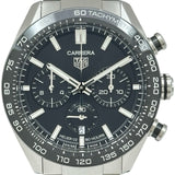 タグ・ホイヤー TAG HEUER カレラ キャリバーホイヤー02 スポーツクロノグラフ CBN2A1B.BA0643 ブラック ステンレススチール 自動巻き メンズ 腕時計