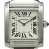 カルティエ Cartier タンク フランセーズ MM W51003Q3 シルバー ステンレススチール クオーツ レディース 腕時計