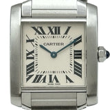カルティエ Cartier タンク フランセーズ MM W51003Q3 シルバー ステンレススチール クオーツ レディース 腕時計