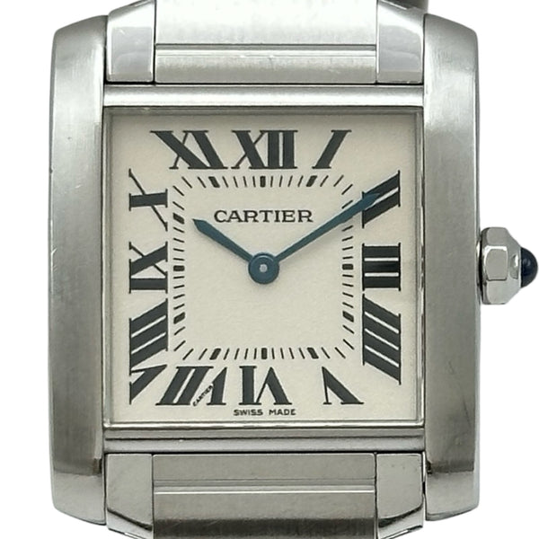 腕時計 ステンレススチール シルバー カルティエ　タンクフランセーズ　駒　2個 カルティエ Cartier タンク フランセーズ MM W51003Q3 シルバー