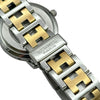 エルメス HERMES クリッパー CL4.220 ホワイト ゴールドメッキ/ステンレススチール クオーツ レディース 腕時計