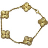ヴァンクリーフ＆アーペル Van Cleef & Arpels ヴィンテージアルハンブラギョーシェブレス5P ゴールド Au750 ジュエリー