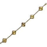 ヴァンクリーフ＆アーペル Van Cleef & Arpels ヴィンテージアルハンブラギョーシェブレス5P ゴールド Au750 ジュエリー