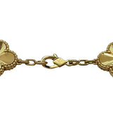 ヴァンクリーフ＆アーペル Van Cleef & Arpels ヴィンテージアルハンブラギョーシェブレス5P ゴールド Au750 ジュエリー