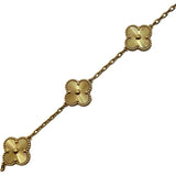 ヴァンクリーフ＆アーペル Van Cleef & Arpels ヴィンテージアルハンブラギョーシェブレス5P ゴールド Au750 ジュエリー
