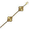 ヴァンクリーフ＆アーペル Van Cleef & Arpels ヴィンテージアルハンブラギョーシェブレス5P ゴールド Au750 ジュエリー