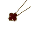 ヴァンクリーフ＆アーペル Van Cleef & Arpels ヴィンテージアルハンブラネックレス ゴールド Au750 カーネリアン ジュエリー