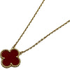 ヴァンクリーフ＆アーペル Van Cleef & Arpels ヴィンテージアルハンブラネックレス ゴールド Au750 カーネリアン ジュエリー