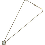 ヴァンクリーフ＆アーペル Van Cleef & Arpels ヴィンテージアルハンブラネックレス ゴールド Au750 マザーオブパール ジュエリー