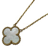 ヴァンクリーフ＆アーペル Van Cleef & Arpels ヴィンテージアルハンブラネックレス ゴールド Au750 マザーオブパール ジュエリー