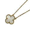 ヴァンクリーフ＆アーペル Van Cleef & Arpels ヴィンテージアルハンブラネックレス ゴールド Au750 マザーオブパール ジュエリー