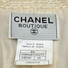 シャネル CHANEL ツイード半袖ジャケットセットアップ P08928 アイボリー ツイード レディース セットアップ
