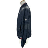 モンクレール MONCLER VIAUR ナイロンジャケット ネイビー ナイロン レディース ダウンジャケット