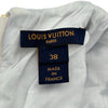 ルイ・ヴィトン LOUIS VUITTON モノグラムタウアリング ノースリーブワンピース FNDR62 ブルー ベロア レディース ワンピース