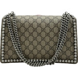 グッチ GUCCI ディオニュソスチェーンショルダー 400249 ベージュ GGスプリーム/スエード レディース ショルダーバッグ