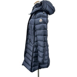 モンクレール MONCLER HERMINE ダウンコート ネイビー ナイロン レディース その他アウター