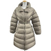 モンクレール MONCLER BROU ダウンコート ベージュ ポリエステル レディース ダウンジャケット
