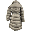 モンクレール MONCLER BROU ダウンコート ベージュ ポリエステル レディース ダウンジャケット