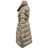 モンクレール MONCLER BROU ダウンコート ベージュ ポリエステル レディース ダウンジャケット