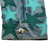 AMIRI Chemist Star デニムジャケット 013D482B226X ブルー デニム メンズ デニムジャケット