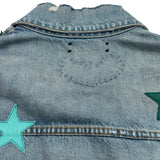 AMIRI Chemist Star デニムジャケット 013D482B226X ブルー デニム メンズ デニムジャケット