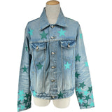 AMIRI Chemist Star デニムジャケット 013D482B226X ブルー デニム メンズ デニムジャケット
