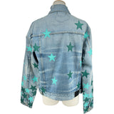 AMIRI Chemist Star デニムジャケット 013D482B226X ブルー デニム メンズ デニムジャケット