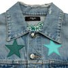 AMIRI Chemist Star デニムジャケット 013D482B226X ブルー デニム メンズ デニムジャケット