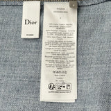 クリスチャン・ディオール Christian Dior Medaillon 半袖デニムシャツ 643D586A3609 ブルー デニム メンズ 半袖シャツ
