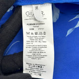 ヌメロヴェントゥーノ N21 花柄シルクシャツワンピース H1225501 ブルー シルク レディース ワンピース
