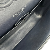 シャネル CHANEL マトラッセ25 A01112 20番台 ネイビー シルバー金具 キャビアスキン レディース ショルダーバッグ