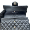 シャネル CHANEL マトラッセ25 A01112 20番台 ネイビー シルバー金具 キャビアスキン レディース ショルダーバッグ