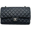 シャネル CHANEL マトラッセ25 A01112 20番台 ネイビー シルバー金具 キャビアスキン レディース ショルダーバッグ