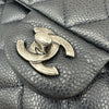 シャネル CHANEL マトラッセ25 A01112 20番台 ネイビー シルバー金具 キャビアスキン レディース ショルダーバッグ
